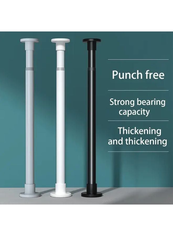 Heavy Duty Adjustable Tension Rod White 27 56 To 47 24 Inch For Shower Curtain Closet - Image 1